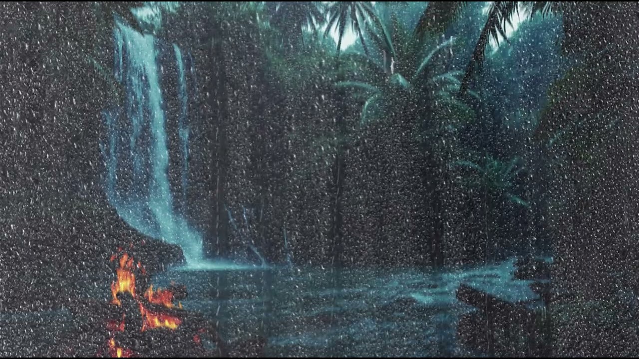 Relaxing Piano Sleep with Flowing Bamboo Water 🌿 Calming Nature Sounds for Meditation and Deep Rest