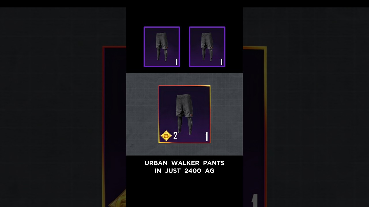 Get Urban Walker Pants 😍 #pubgmobile #pubg