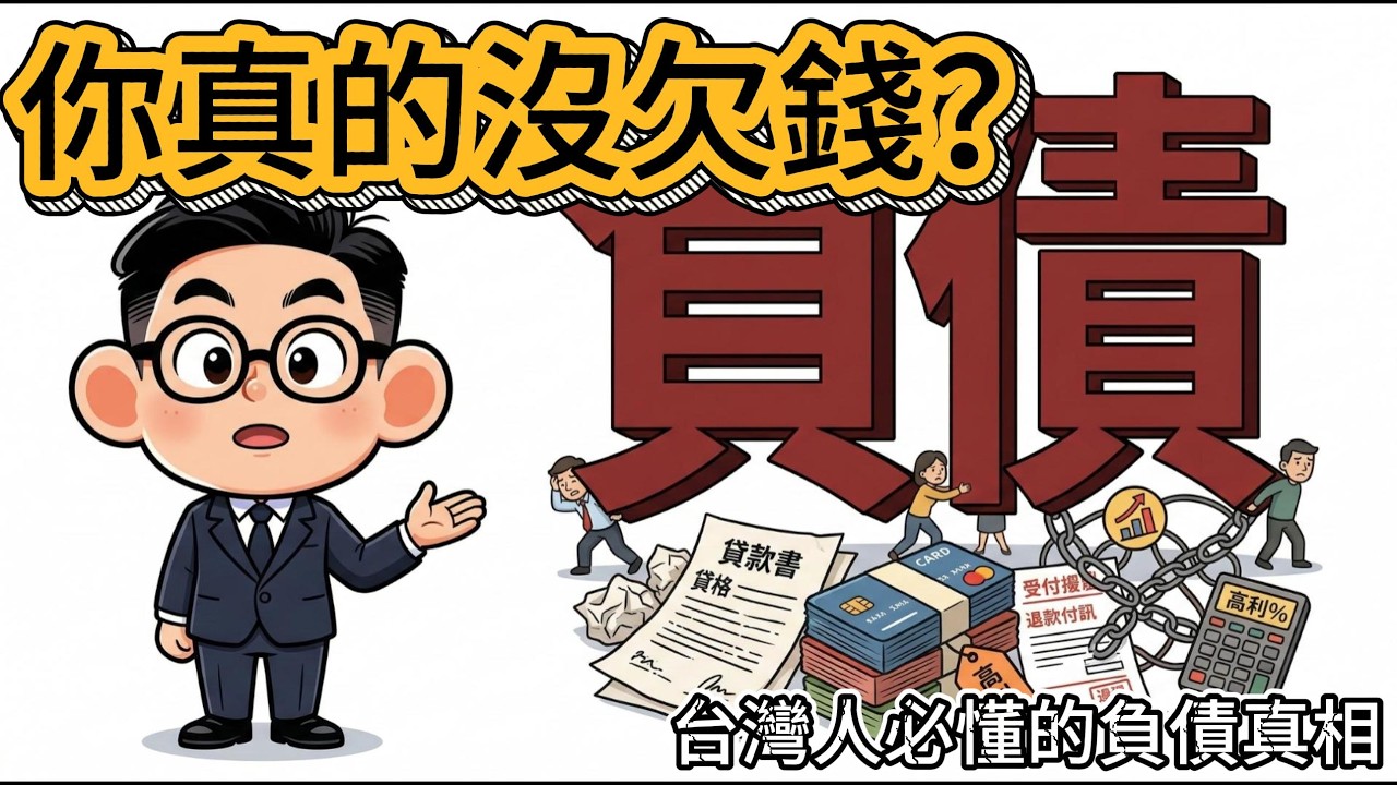 你以為沒欠錢，其實早就在養債？台灣人必懂的負債真相#負債 #財務規劃 #投資