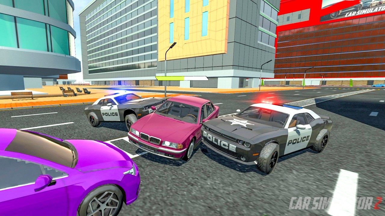 Car Simulator 2 | Getting Busted in a Daily Bonus Car | Police Cars Showing Some Love😂 BMW E38