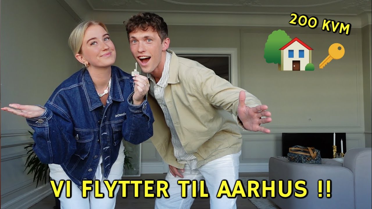 FLYTTE VLOG: VI FLYTTER I EN K&AElig;MPE HERSKABSLEJLIGHED P&Aring; 200 KVM