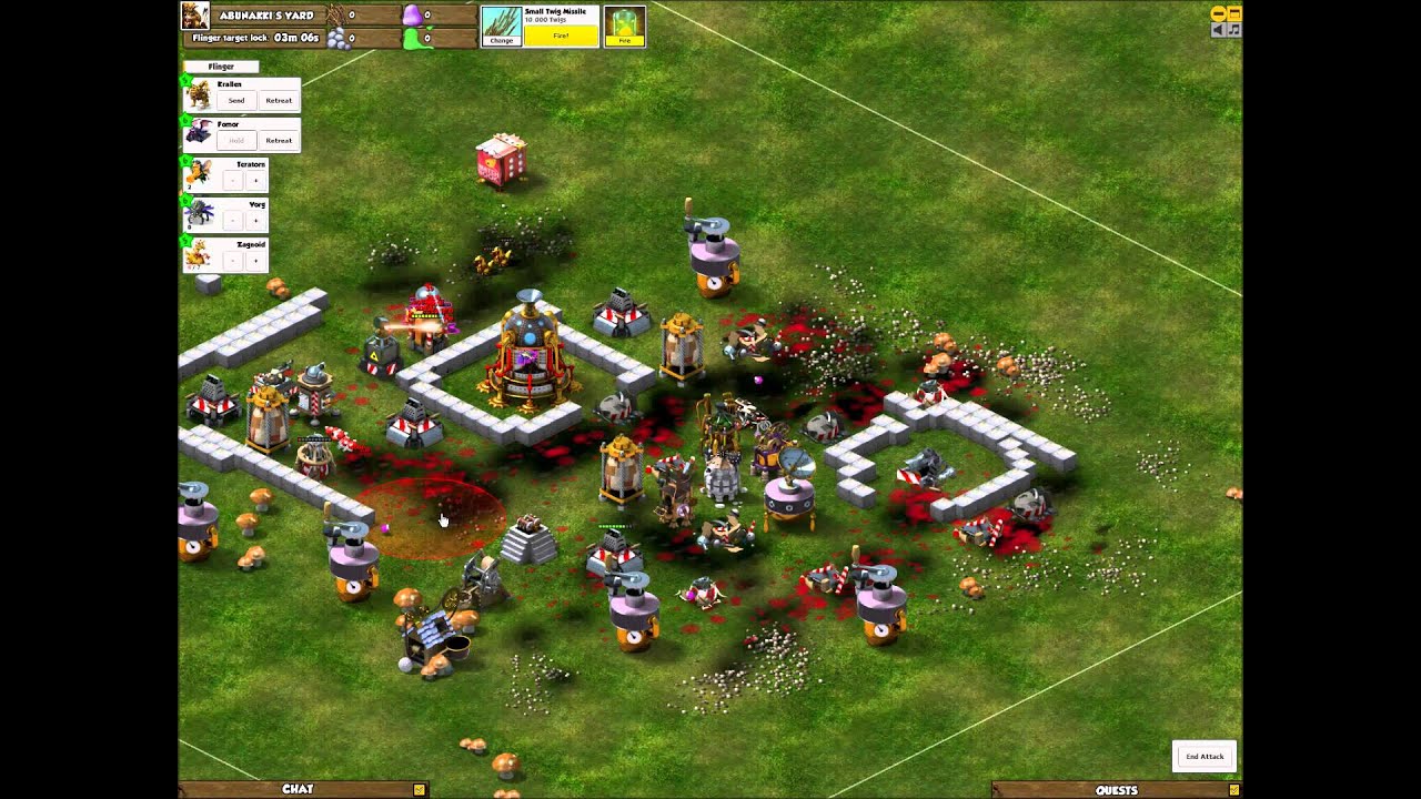 Backyard Monsters - Abunakki with Townhall 8