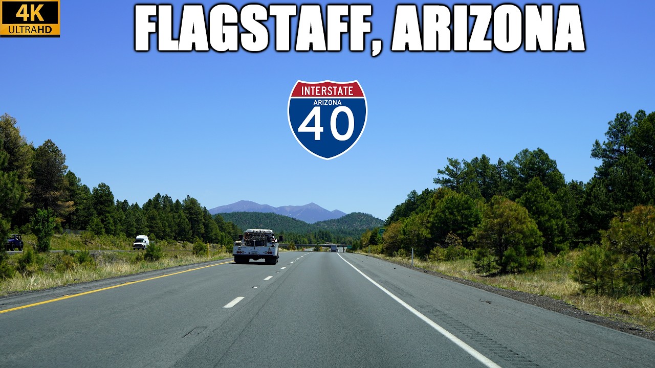 Interstate 40 East: Ash Fork, Williams, & Flagstaff, Arizona
