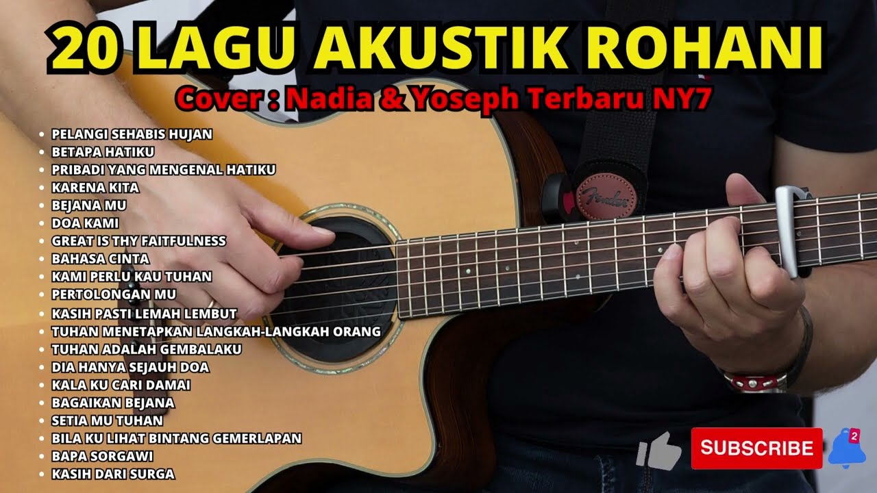 Kumpulan 20 Lagu Rohani Akustik 😇 | Cover Nadia & Yoseph NY7