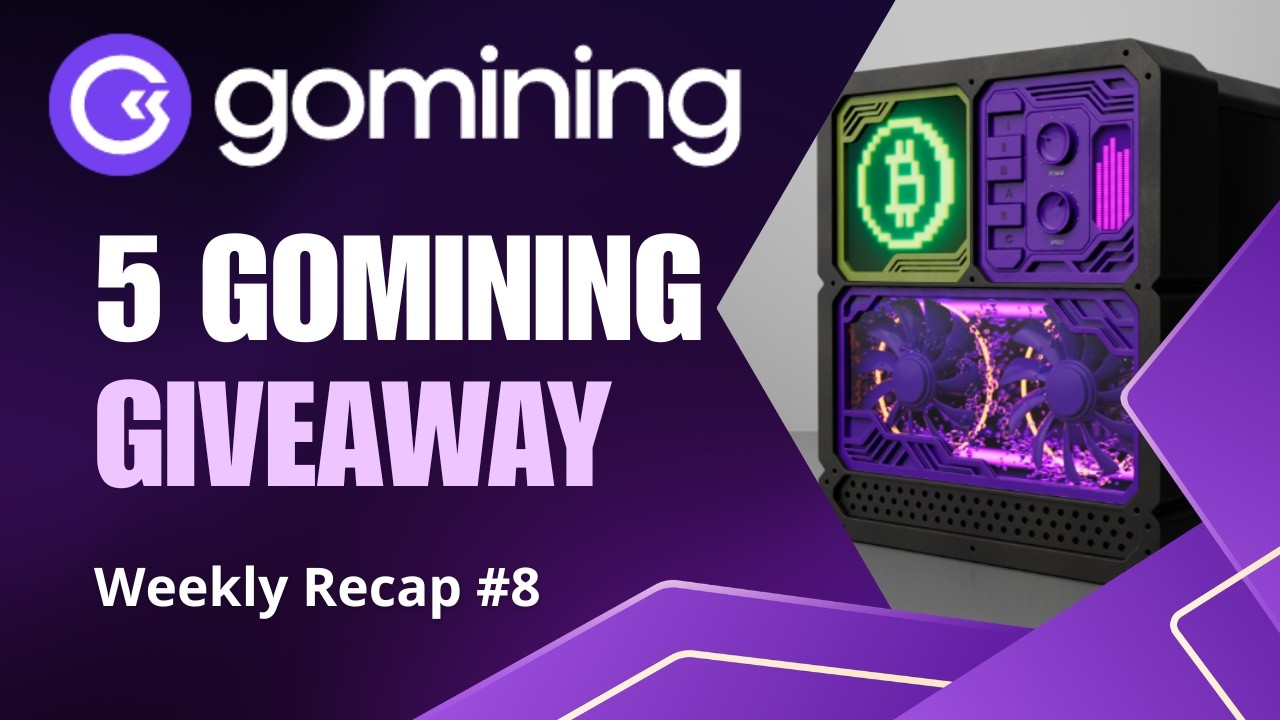 Total Accumulated $95.73 + 5 GOMINING Giveaway | GoMining Weekly Recap #8