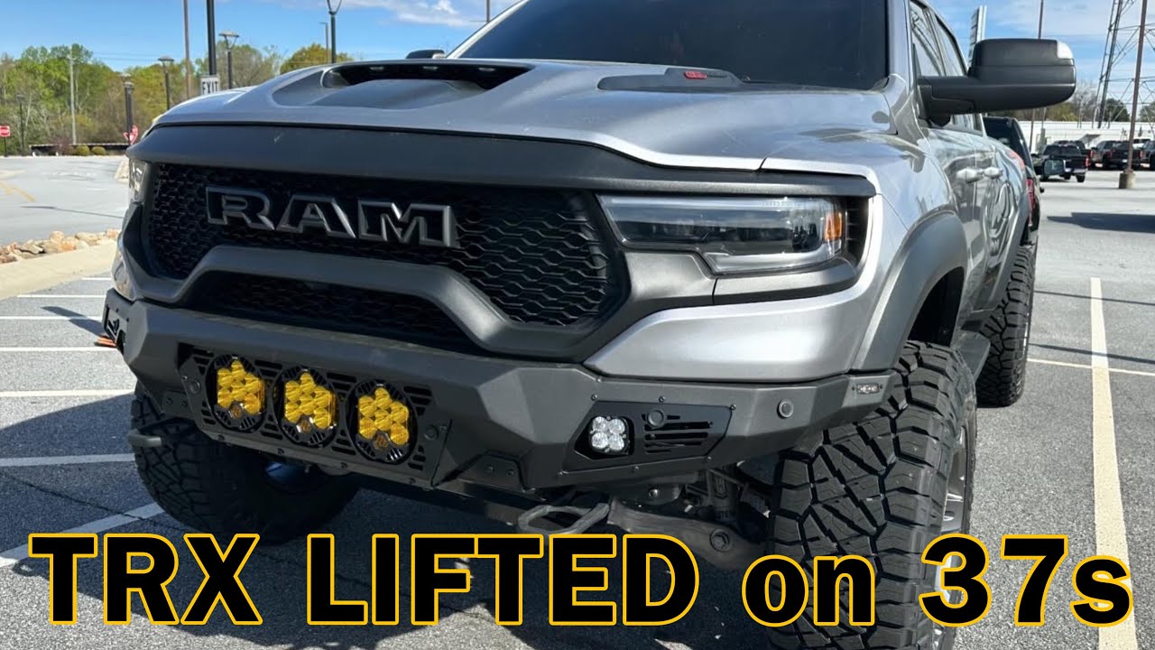 CUSTOM Ram TRX LIFTED on 37s-SUPERCHARGED HEMI