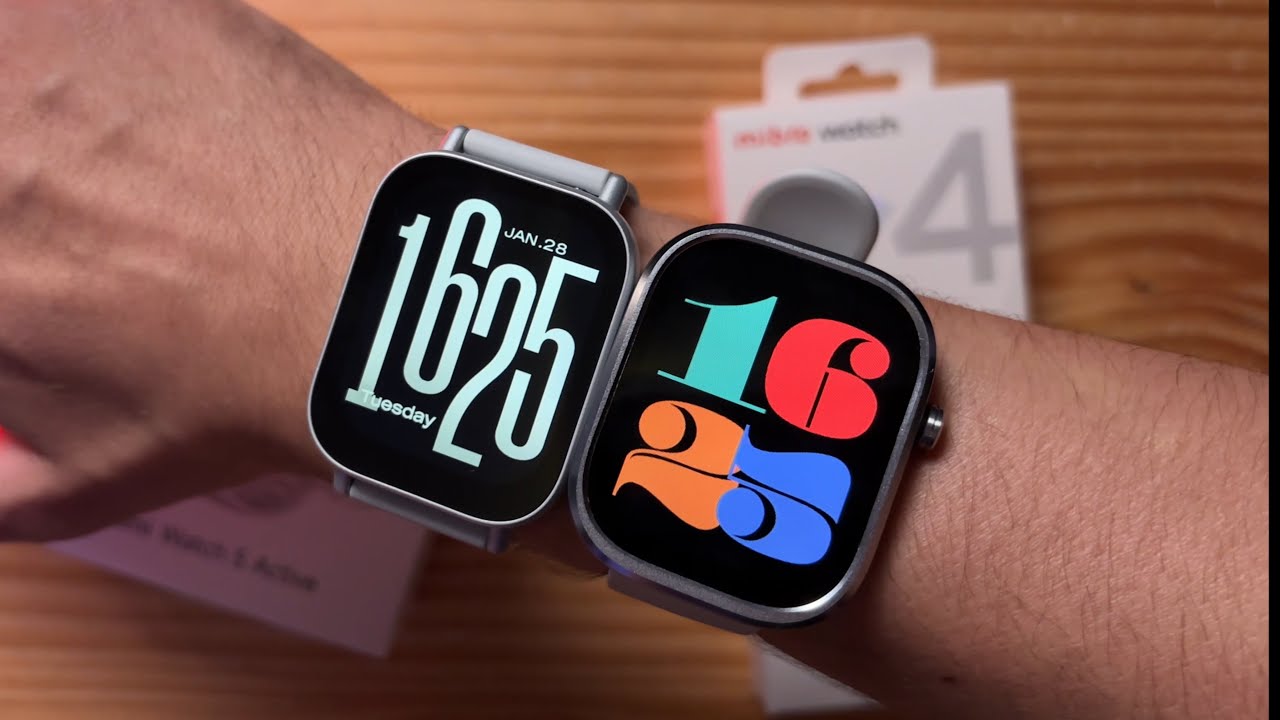 Redmi Watch 5 Active ou Mibro Watch C4 - Qual Escolher (Comparativo)