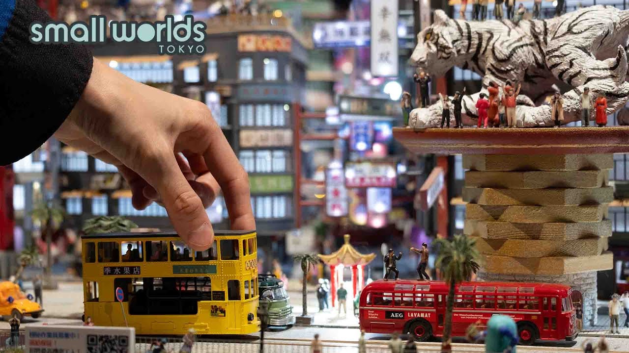 巨大ジオラマの一部をチラ見せ【SMALLWORLDS TOKYO】