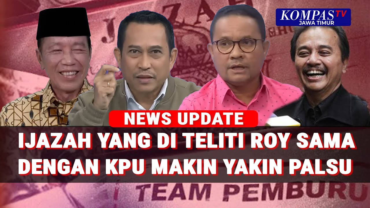 Debat Panas! Kuasa Hukum Roy CS & Relawan Jokowi Salinan Ijazah KPU Keluar Roy Makin Yakin Palsu?