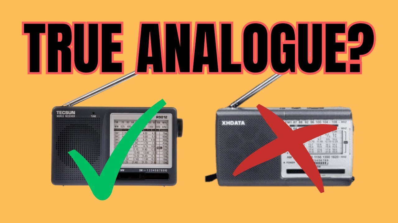 Beginner's tip: This is the difference between true analogue and DSP with analogue display radios