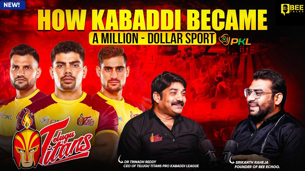 Stadiums to Startups | Telugu Titans CEO Dr Trinadh Reddy on India's Sports Future | Srikanth Ep 1.