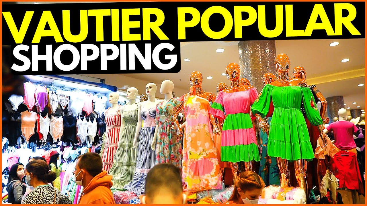 🟠TOUR NO SHOPPING VAUTIER POPULAR - Como comprar roupas na Feira do Brás para revender e lucrar!