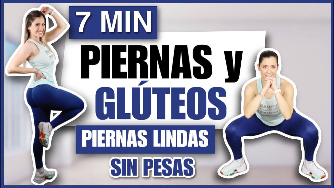 RUTINA PARA AUMENTAR PIERNAS Y CADERAS RAPIDAMENTE EN CASA SIN PESAS EN 7 MINUTOS | NatyGlossGym