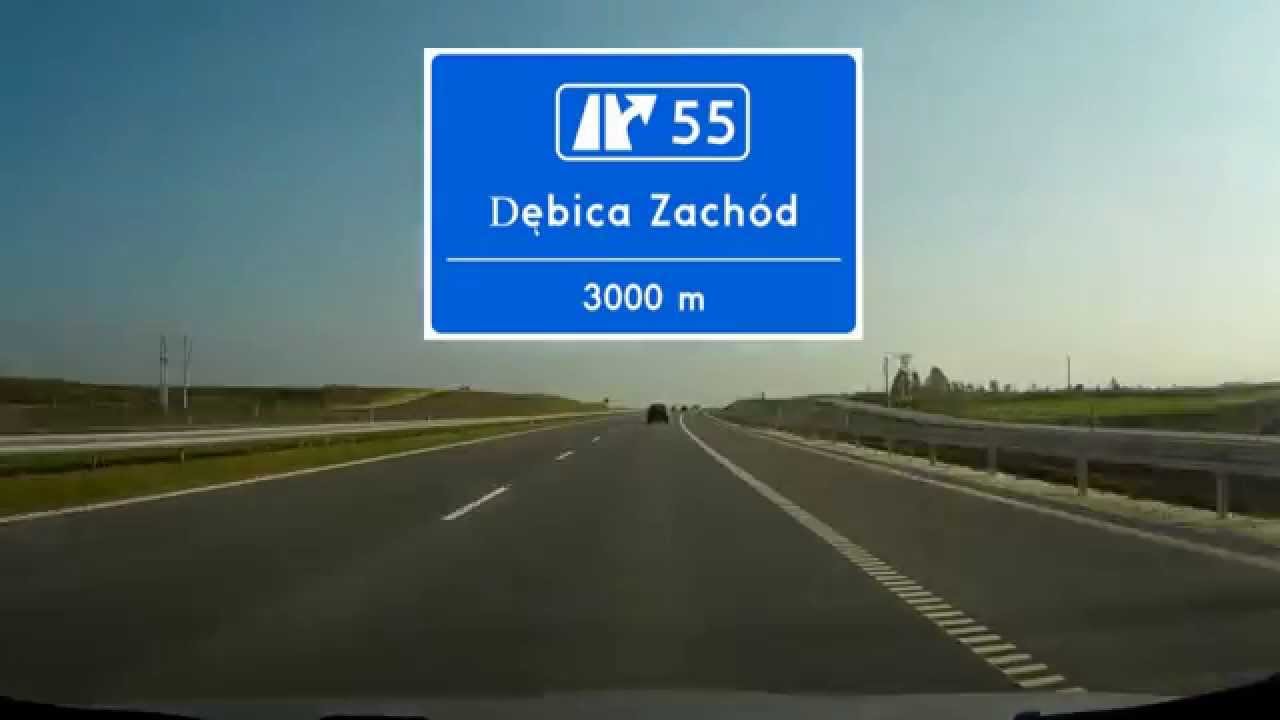 Autostrada / Highway A4 Tarnów - Dębica