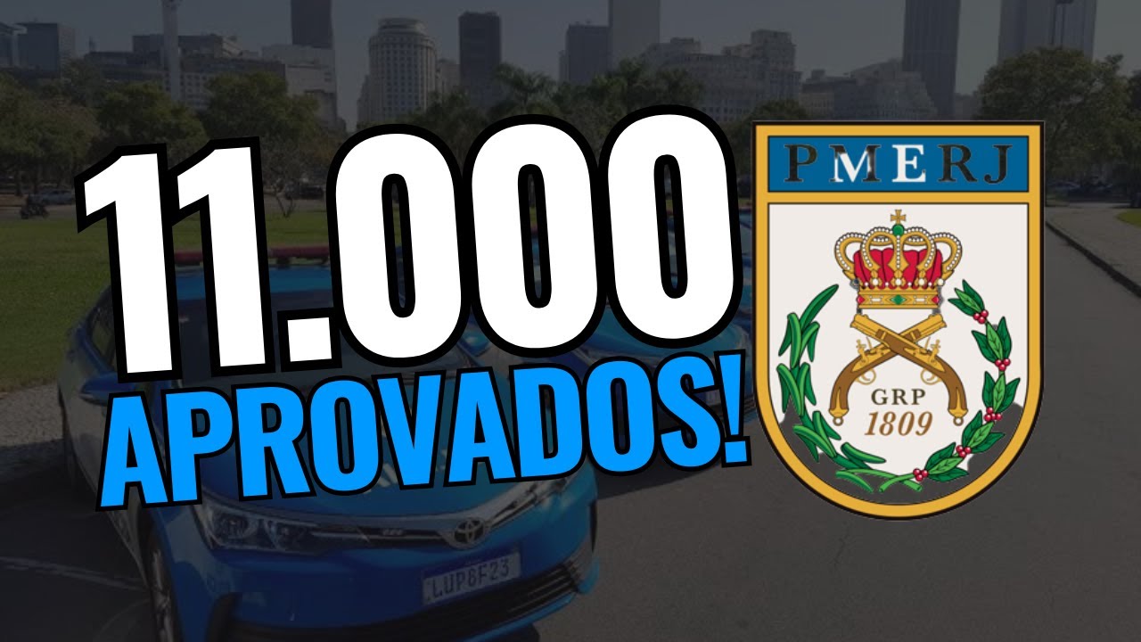 Concurso da PMERJ: Saiu o resultado com 11.000 aprovados
