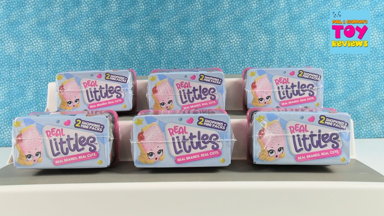 Shopkins Real Littles Quick Hits Blind Bag Opening Review | PSToyReviews