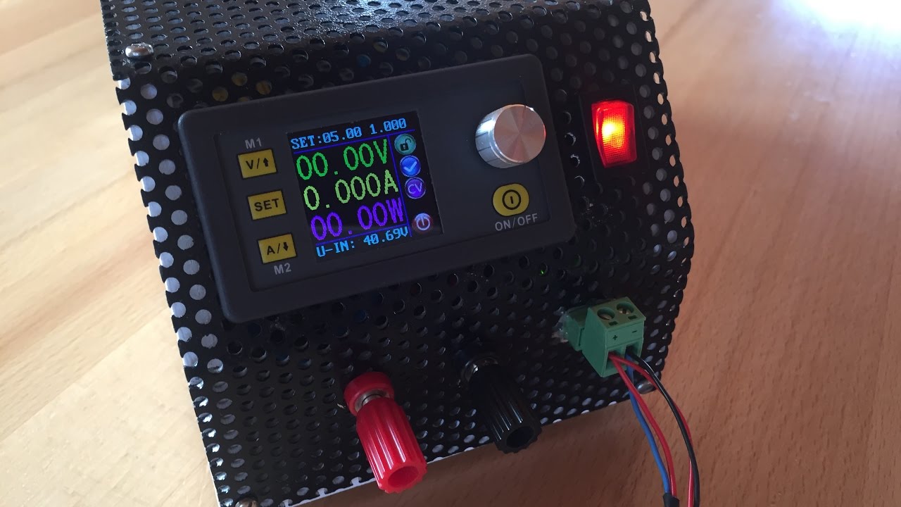 Power Supply / Netzteil 0..50V 0..5A  mit DPS5005 f&uuml;r unter 50.-