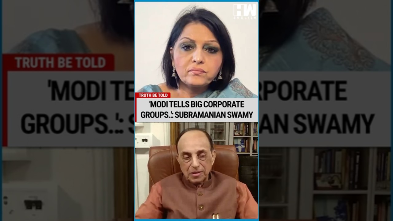 'Not Quid Pro Quo, Modi Tells Corporate Groups..': BJP Leader Subramanian Swamy | Neelu Vyas