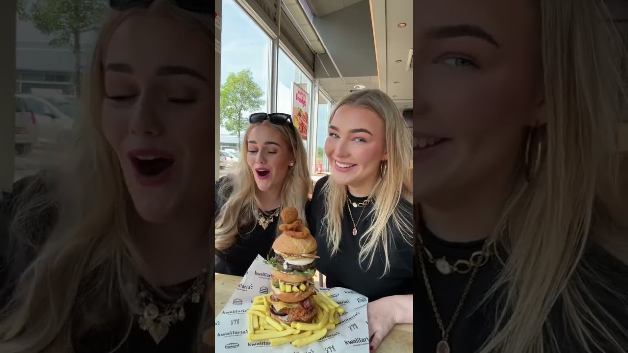 Met wie eet jij deze burger met 35 (!) #Eten #Nieuw #Nieuweten #Kwalitaria #vlog #Kwalitaria35 #ad