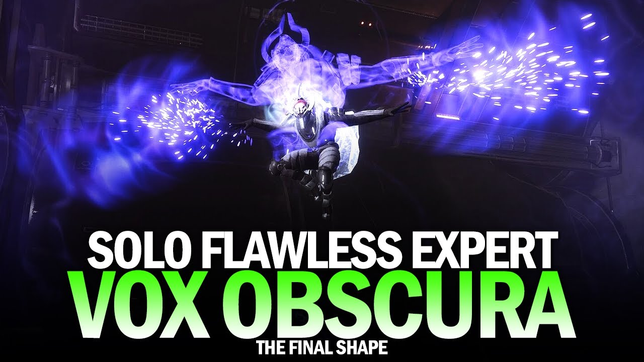Solo Flawless Expert Vox Obscura in The Final Shape [Destiny 2]
