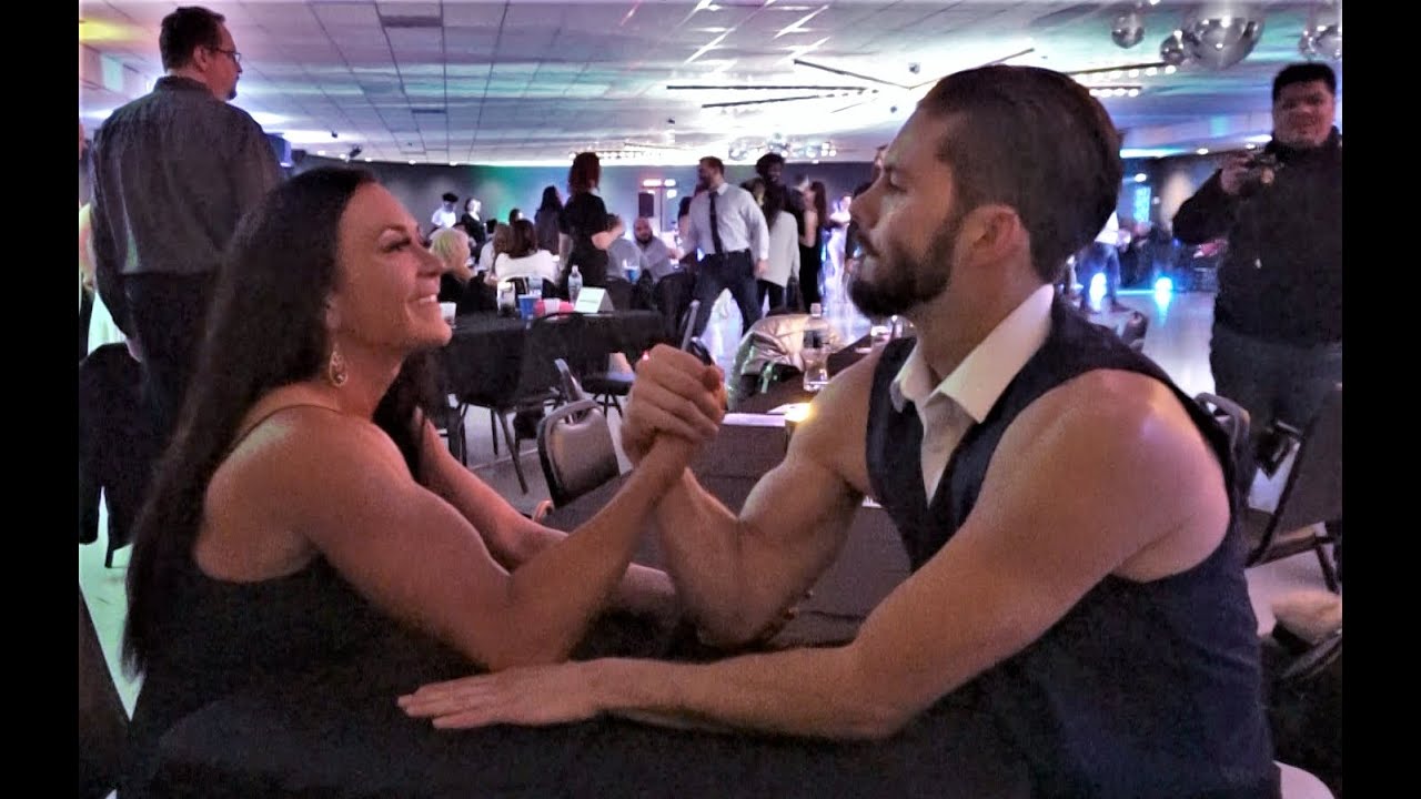 armwrestling with my friend Jessie Adams , YOU are a mega strong fighter !!