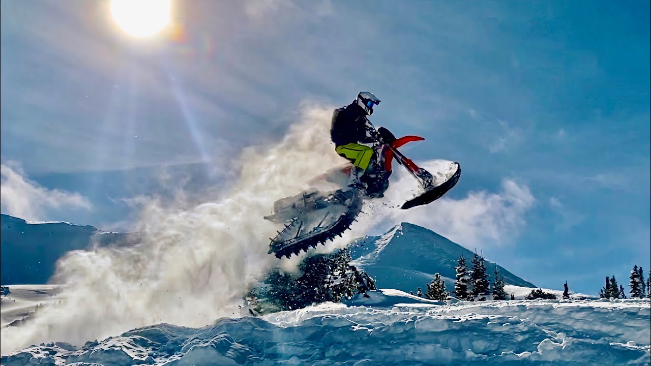 Jumping Snowbikes in Cooke City