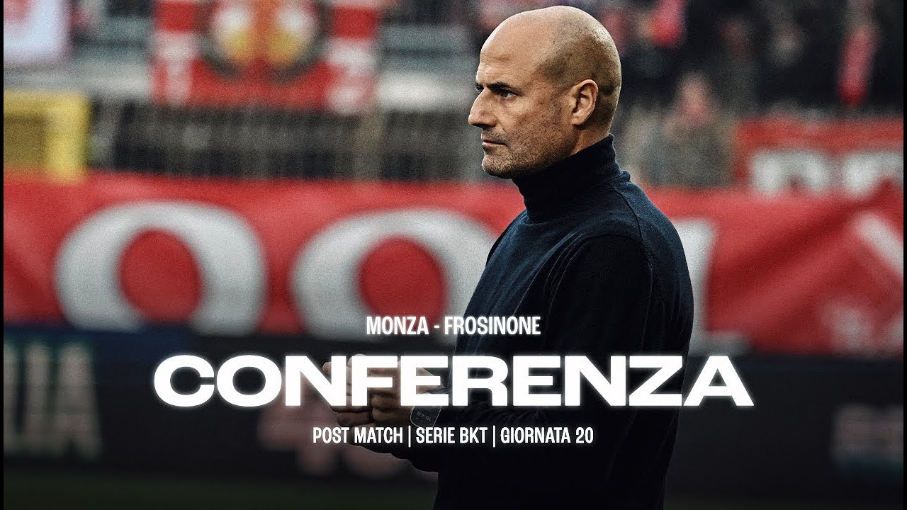 CONFERENZA STAMPA | Le parole di Mister Bianco dopo Monza - Frosinone