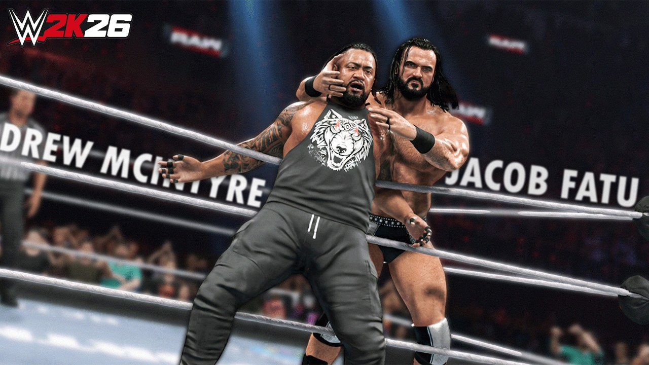 DREW McINTYRE vs. JACOB FATU | WWE 2K26 (mod concept) Dream Match