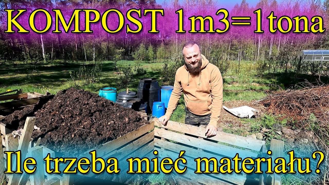 KOMPOST 1m3=1tona. Ile trzeba wrzucić materiału do kompostownika? - Kompost 11