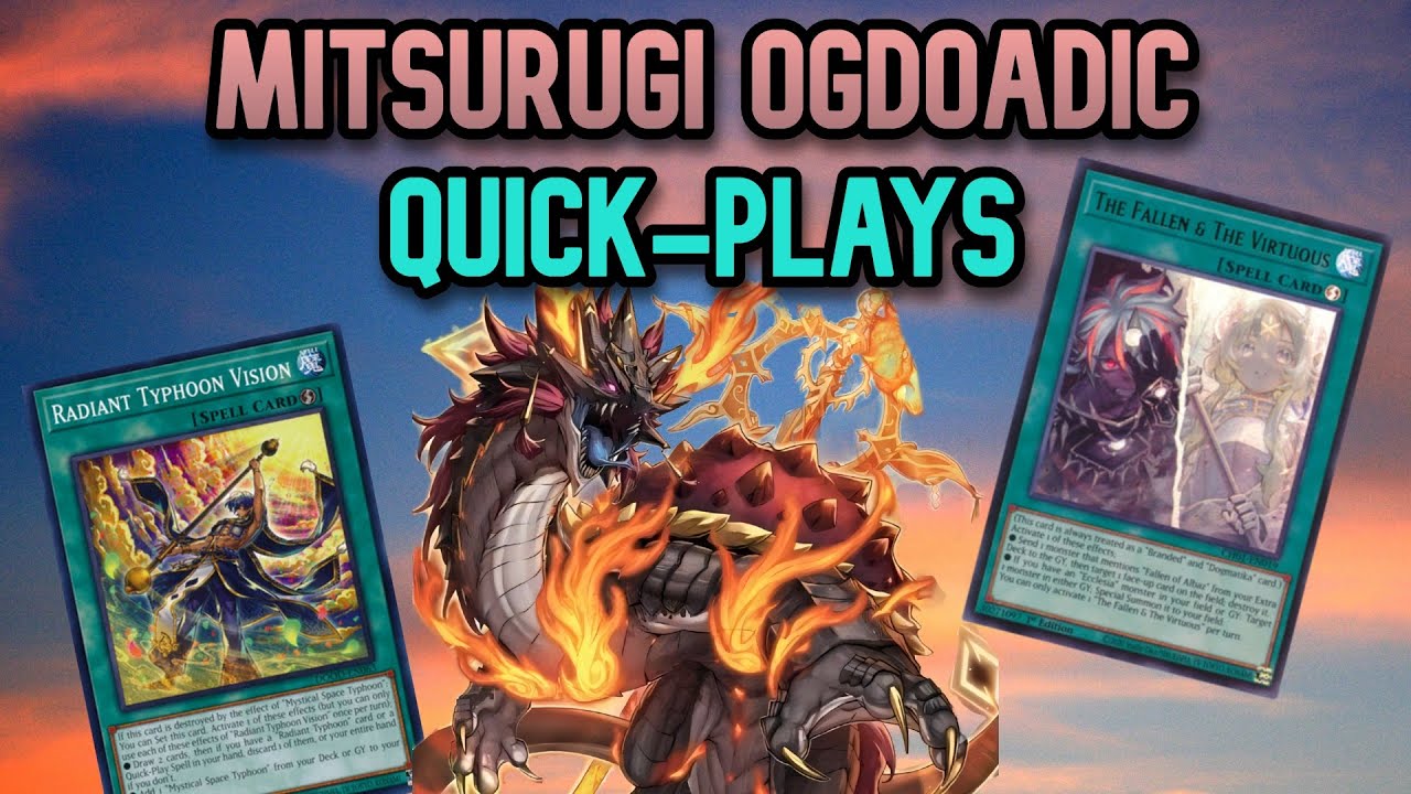 Ogdoadic Mitsurugi Ranked  - Radiant Typhoon - Yugioh Omega TCG Gameplay