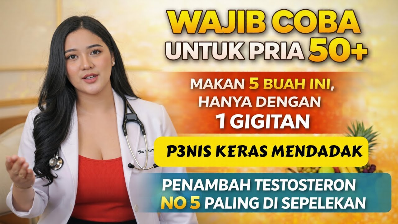 VIRAL! Pria 50+ WAJIB TAHU, 5 Buah Ini Bisa Bikin Stamina Kembali Kuat DAN Bantu Naikkan Testosteron