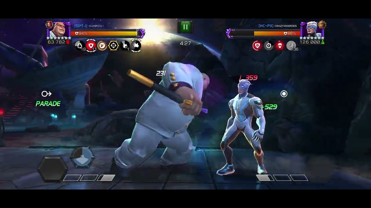 QuickSilver node 41 with KingPin - MCOC AW