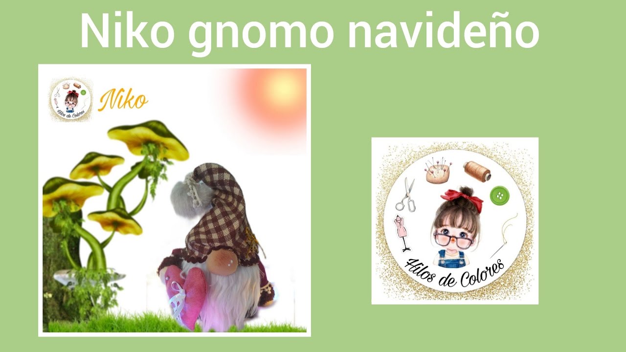 Gnomo navideño Niko   Hilos de Colores #craft #diy #manualidades