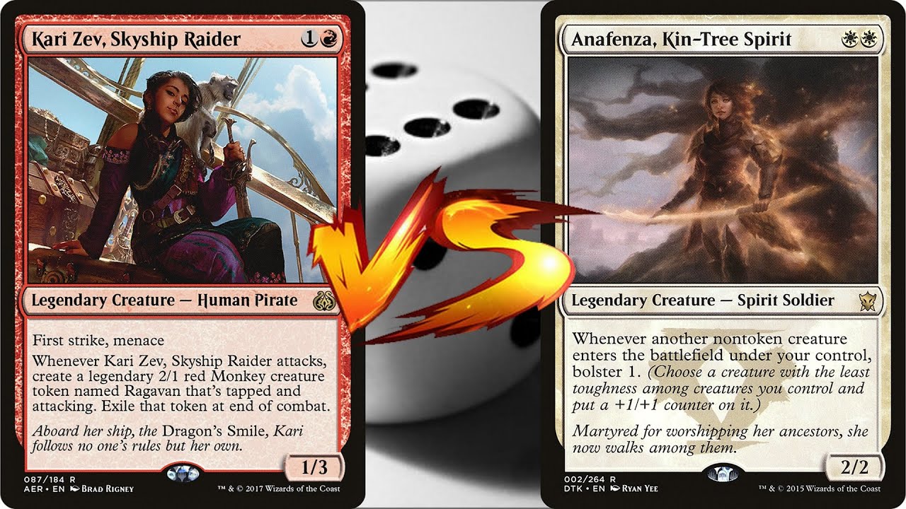Kari zev VS Anafenza - MTG EDH Duel Commander Cartes Magic