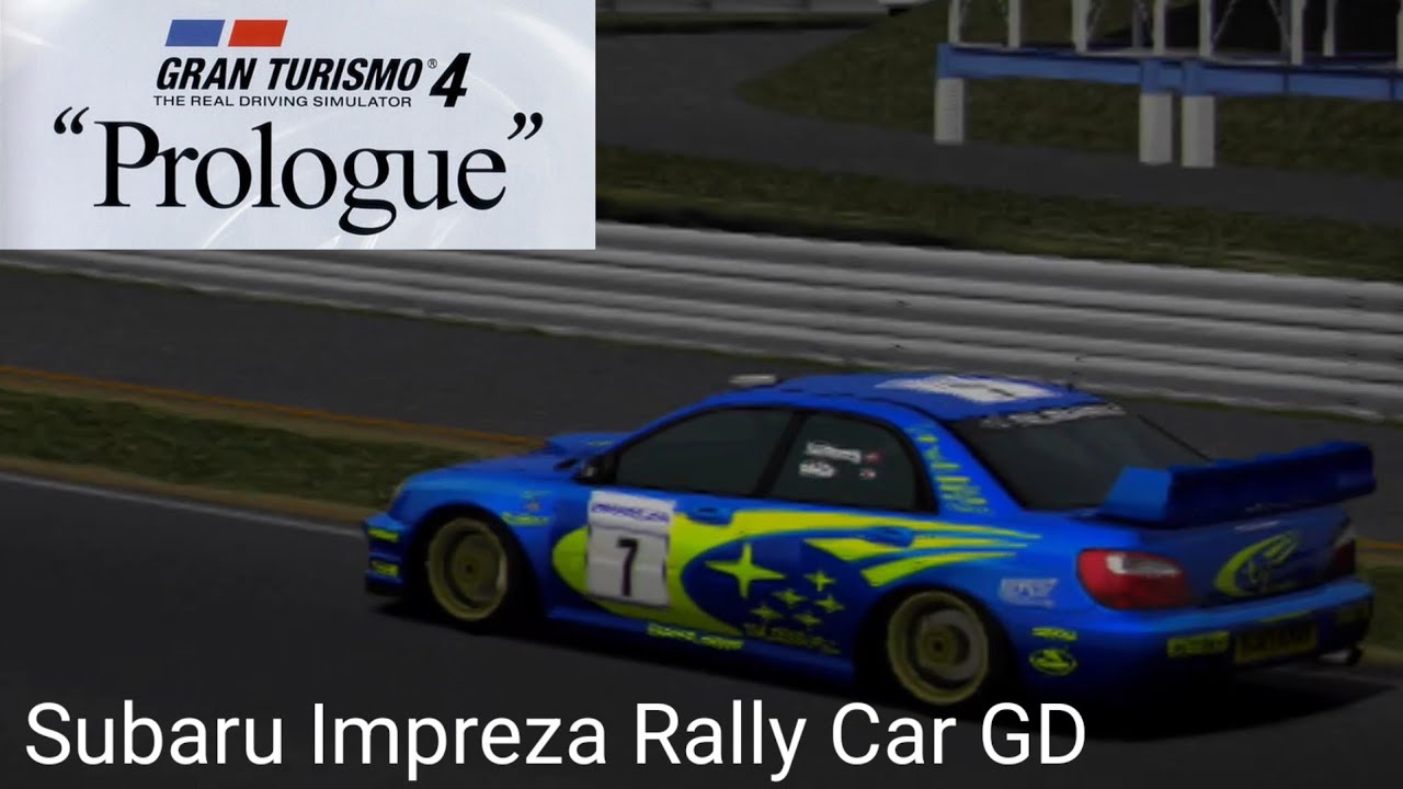Gran Turismo 4 Prologue Arcade Races - Subaru Impreza Rally Car GD Gameplay