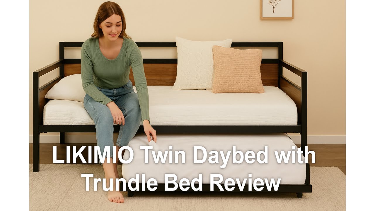 🛏️ LIKIMIO Twin Daybed with Trundle Bed Review 🛋️