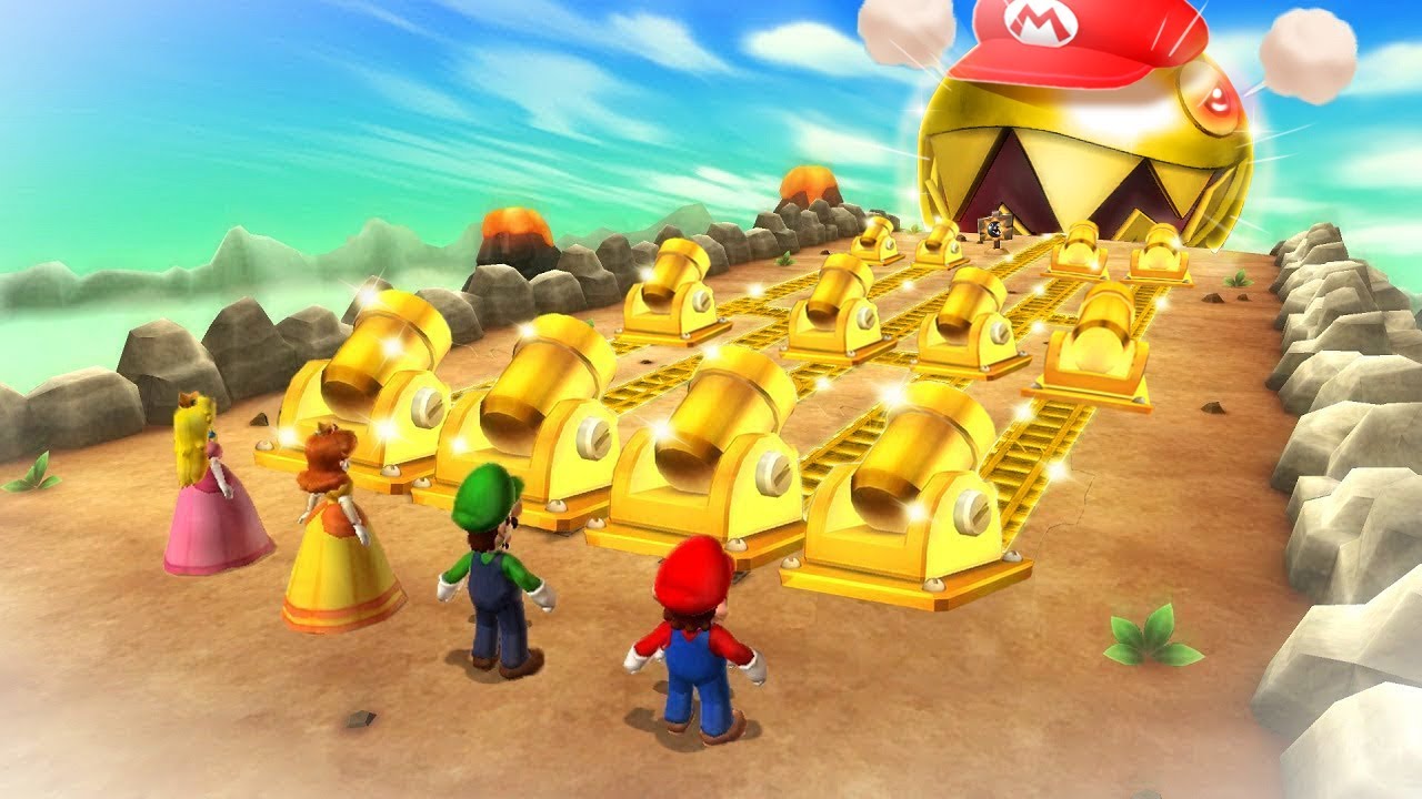 Mario Party 9 Boss Rush - Mario Vs Peach Vs Luigi Vs Daisy (Master Difficulty)