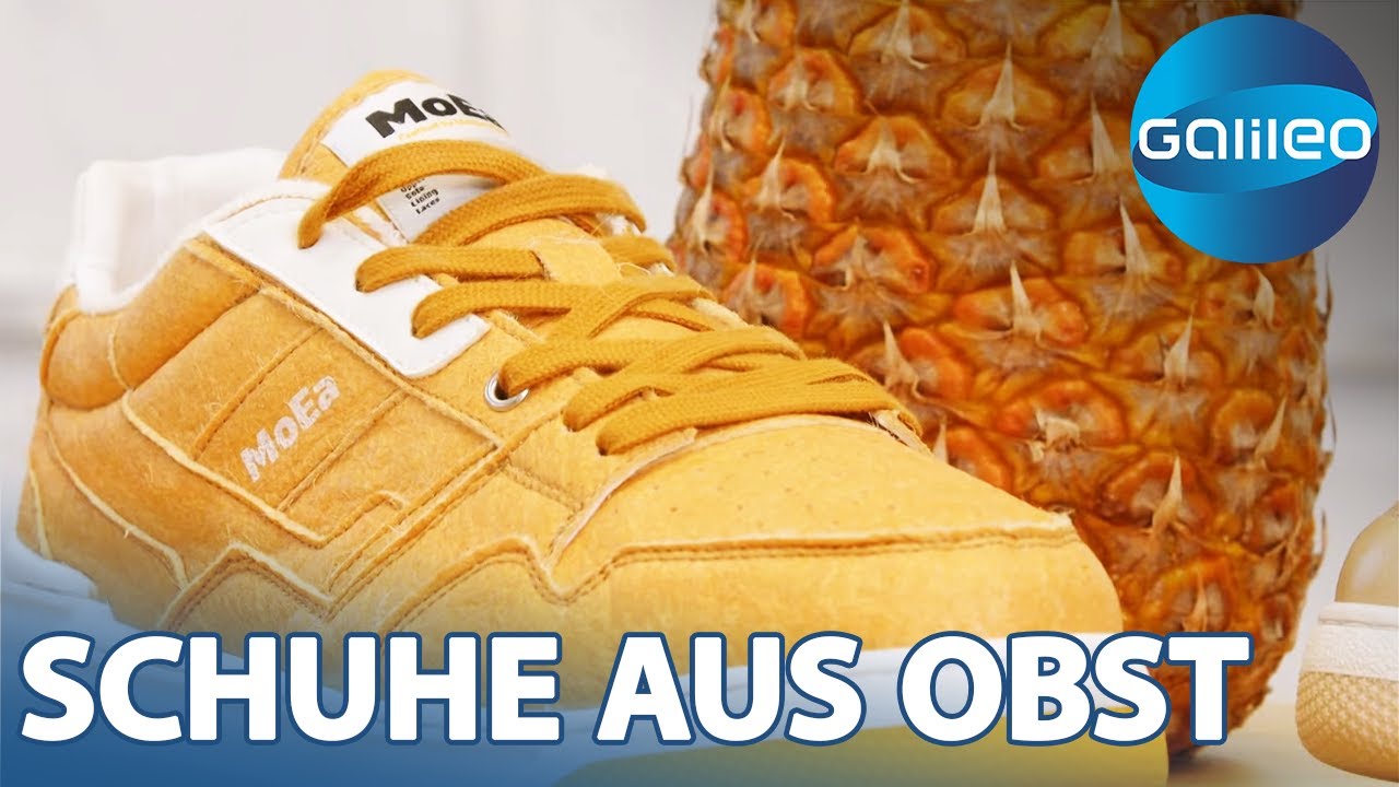 Obst mit F&uuml;&szlig;en treten war noch nie so stilvoll! Nachhaltige Schuhe aus Obst | Galileo | ProSieben