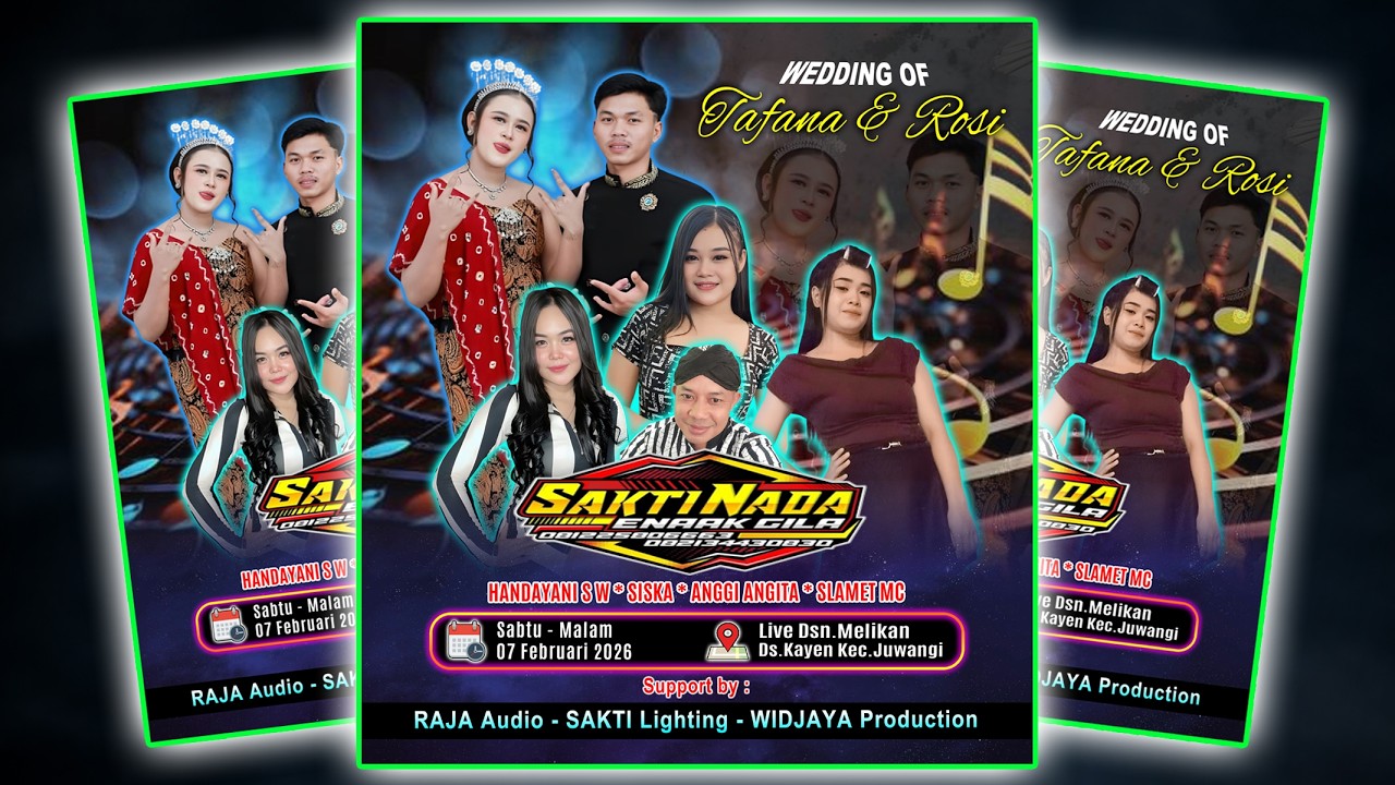 🔴#live SAKTI NADA ENAK GILA !! // WDDING TAFANA & ROSI //  MELIKAN 07/02/26 // WIDJAYA // RAJA AUDIO