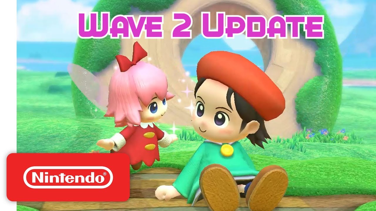 Kirby Star Allies: Wave 2 Update - Adeleine & Ribbon - Nintendo Switch
