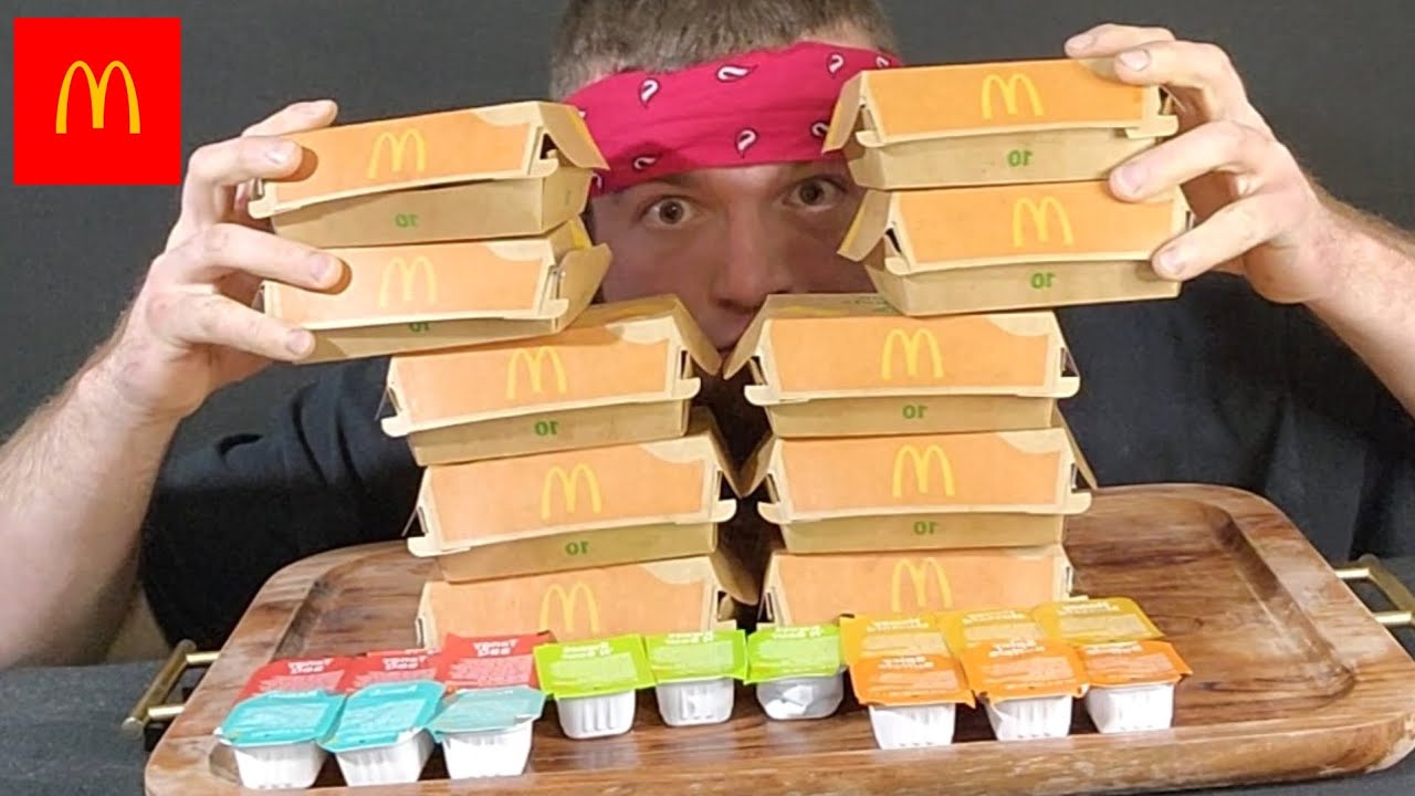 100 CHICKEN NUGGETS FROM MCDONALDS MUKBANG!!!