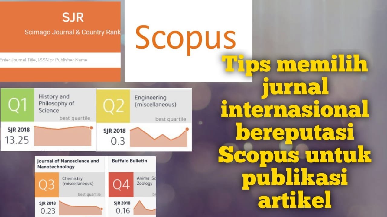 Cara submit artikel ke jurnal terindeks Scopus