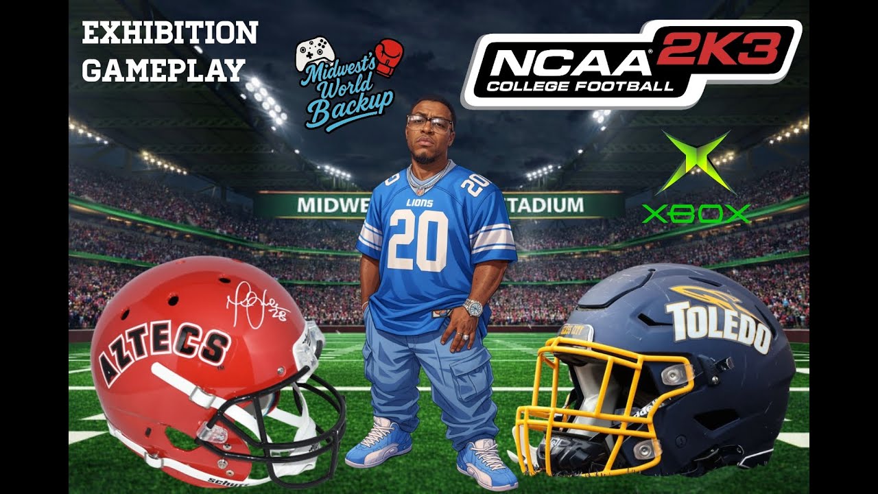 NCAA College Football 2K3 Gameplay |XBOX| With Commentary |San Diego St vs Toledo|