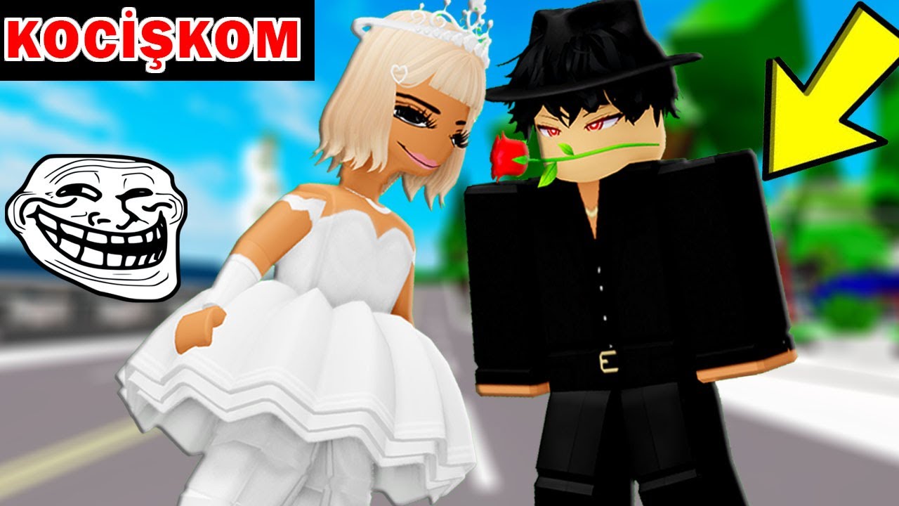 BROOKHAVENDA EVLENİP KOCAMI TROLLEDİM😂💅(Roblox Brookhaven 🏡Rp)