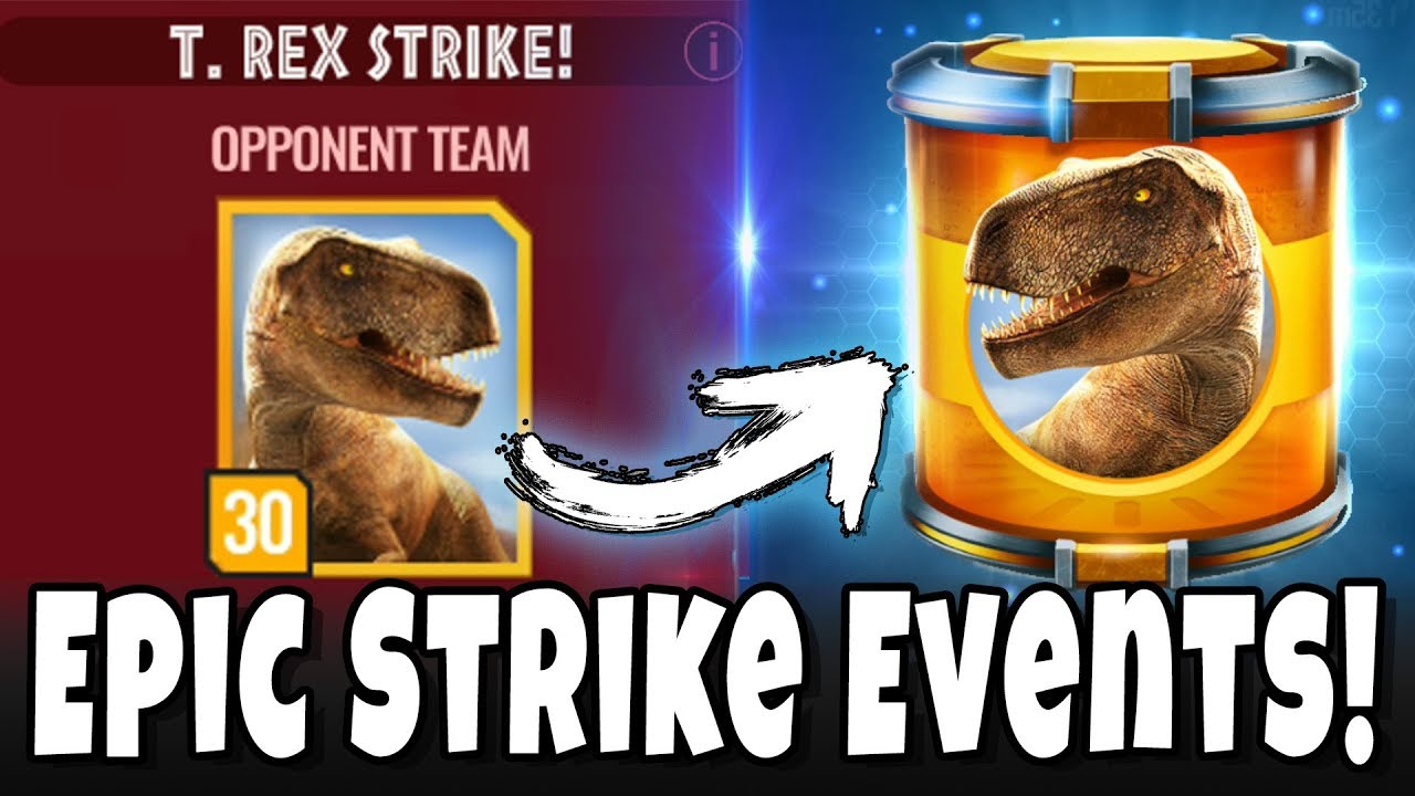 Level 30 T-Rex Strike Event! *EPIC INCUBATOR REWARDS!* Jurassic World Alive Epic Strike Tower Events