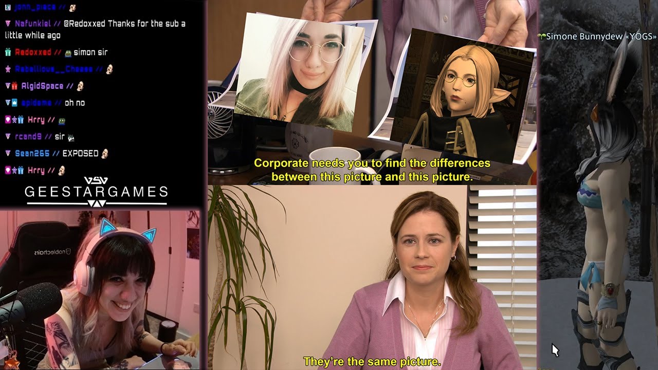 Gee reacts to Simon's Final Fantasy clips