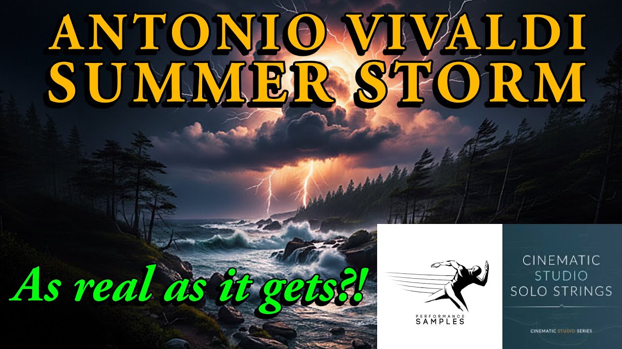 VIVALDI - SUMMER - III. Presto | MIDI-Mockup | Performance Samples & Cinematic Studio Solo Violin |
