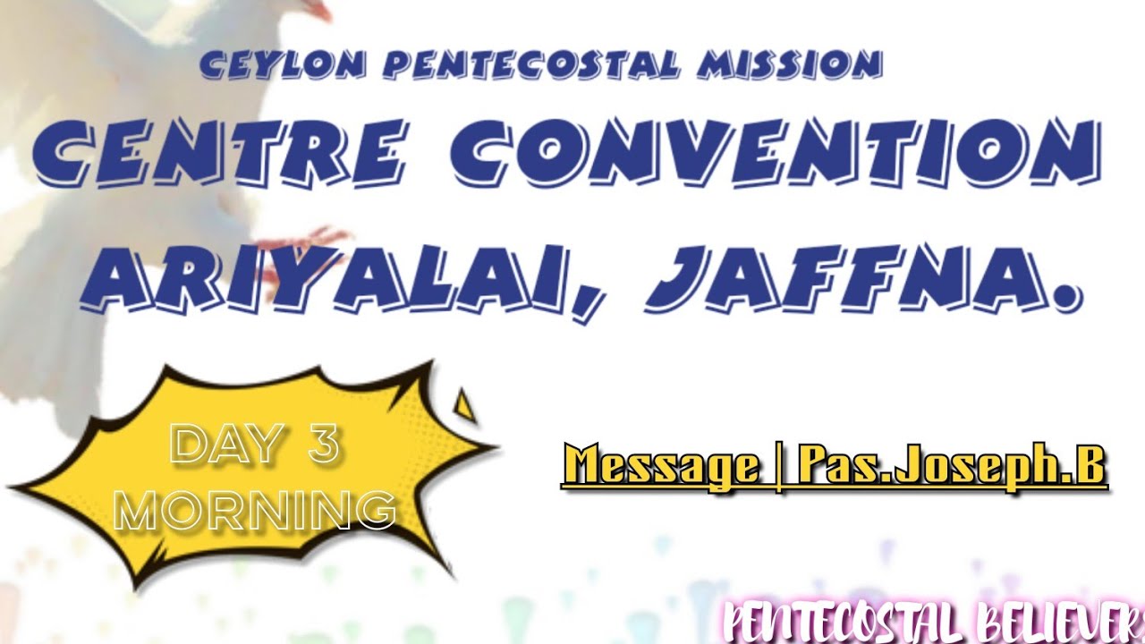 CPM | Jaffna Convention 2023 | Message Pas Joseph B | D 3 Morning