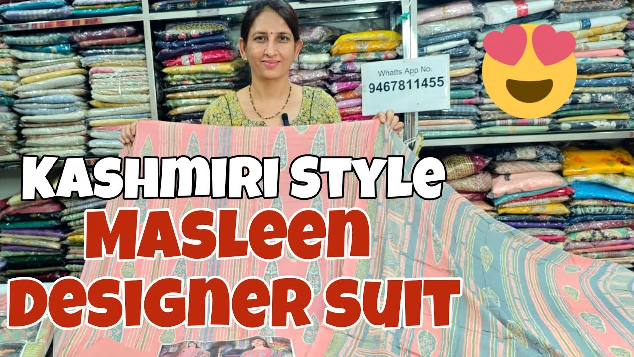 Pure muslin k designer suit super summer special 😍😍
