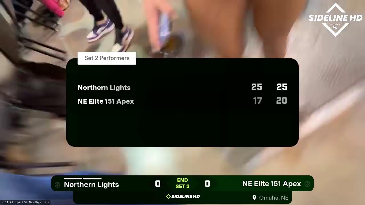 NE Elite 151 Apex vs. Northern Lights (2026.02.16)